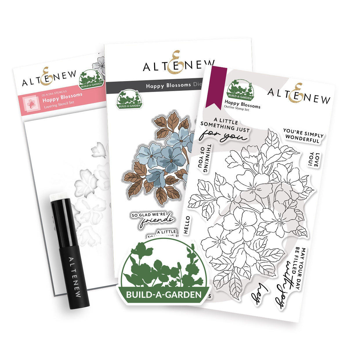 Altenew - Build A Garden - Happy Blossoms
