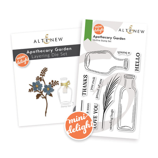 Altenew - Mini Delight Apothecary Garden (stamp and die set)