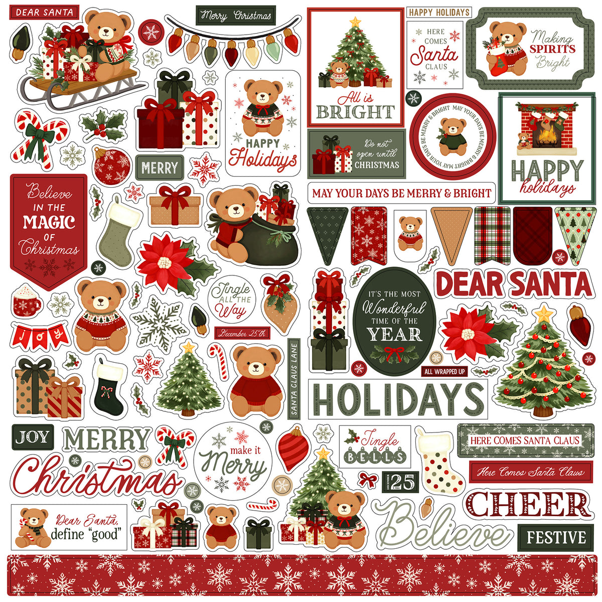 Carta Bella - Have A Beary Christmas Collection Kit 518014