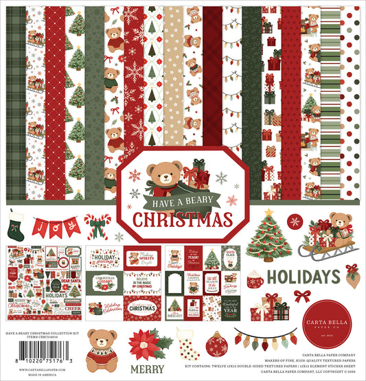 Carta Bella - Have A Beary Christmas Collection Kit 518014
