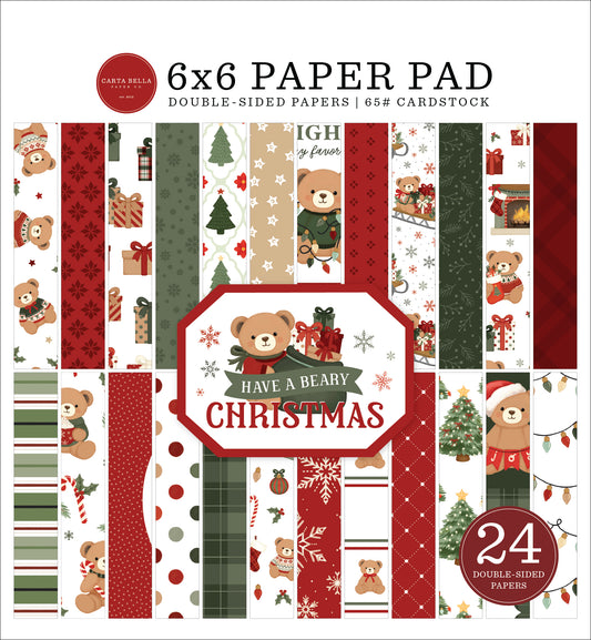 Carta Bella - Have A Beary Christmas 6x6 Paper Pad 518023