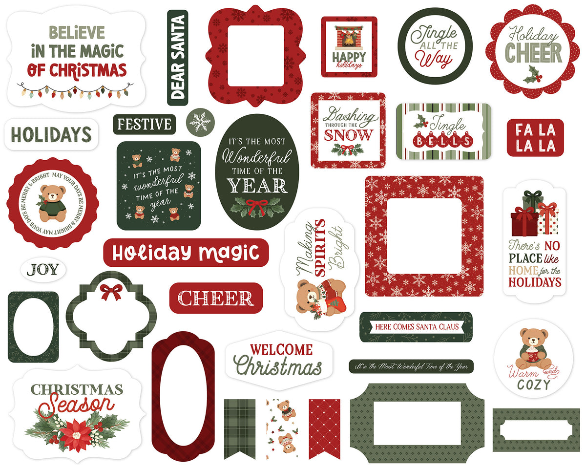 Carta Bella - Have A Beary Christmas Ephemera 518024