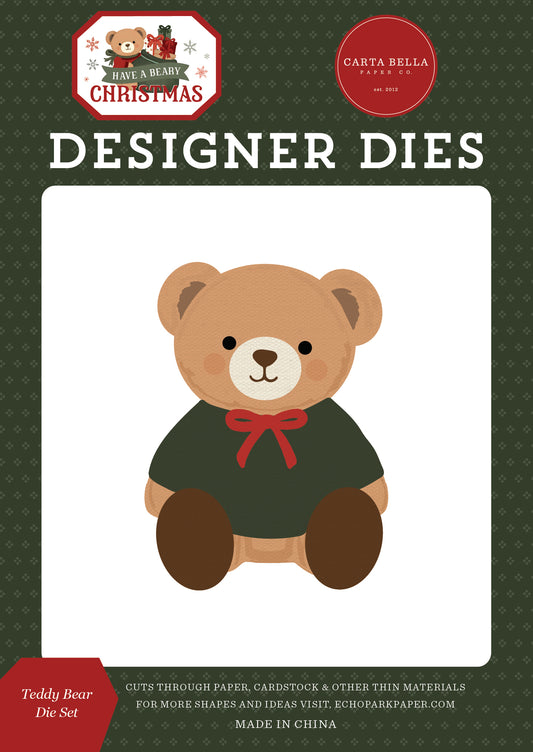 Carta Bella - Have A Beary Christmas Teddy Bear Medium Die Set 518041