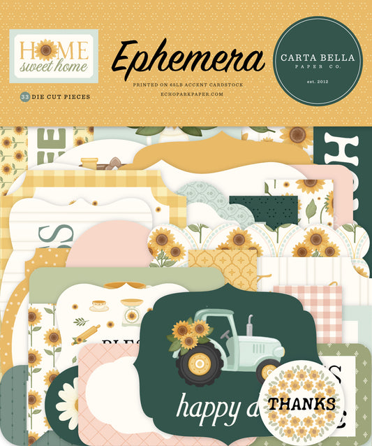 Carta Bella - Home Sweet Home Ephemera541024