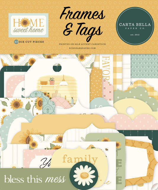Carta Bella - Home Sweet Home Frames & Tags541025