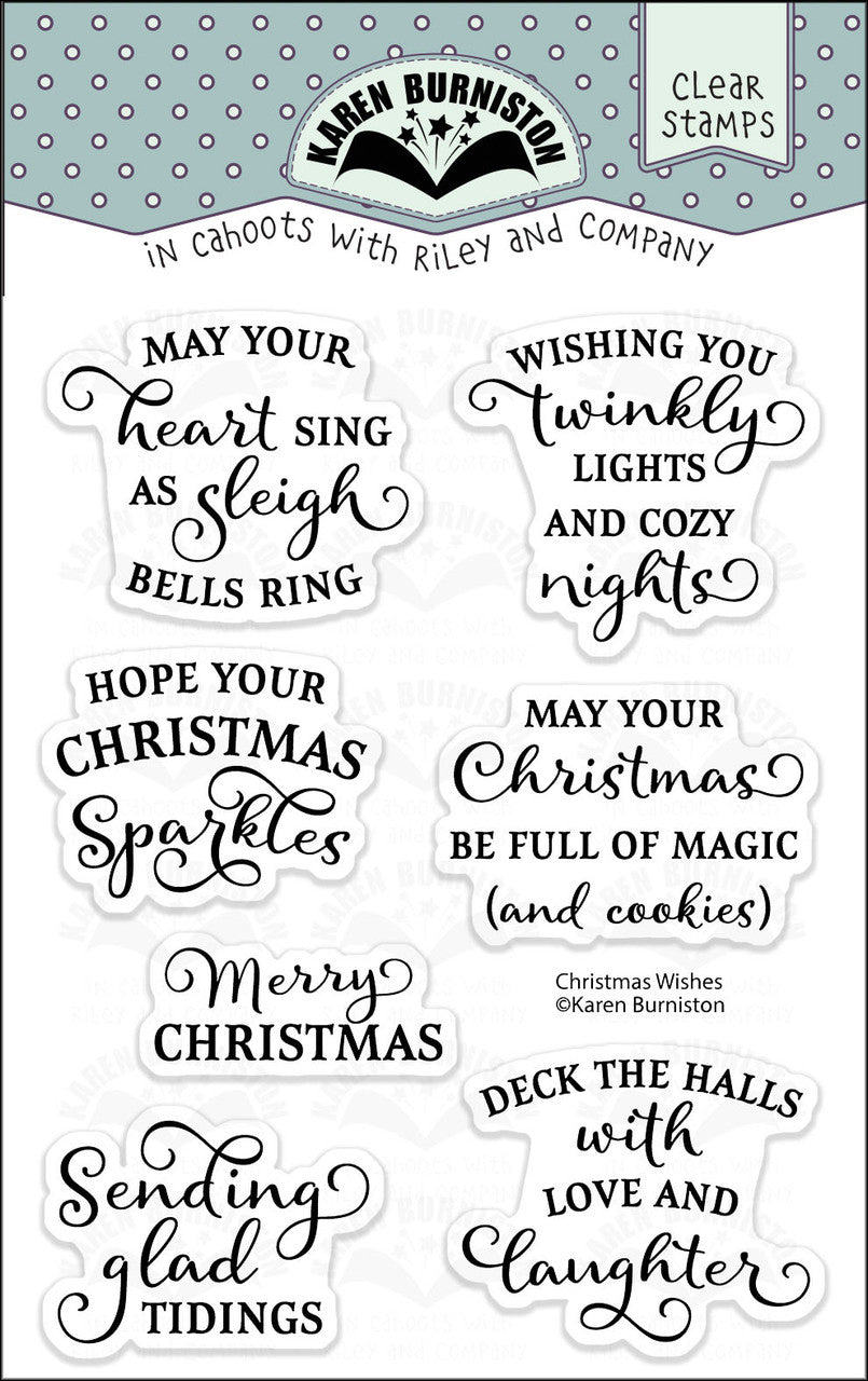 Karen Burniston Stamp Set - Christmas Wishes***