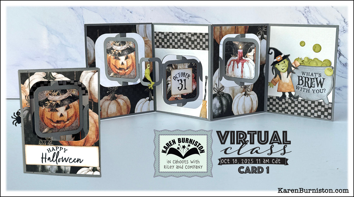 Karen Burniston - October 2025 Virtual Class - Dies and Paper Kit