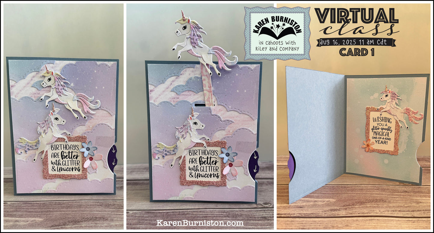 Karen Burniston - August 2025 Virtual Class - Dies and Paper Kit