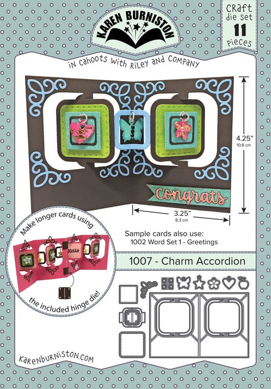 Karen Burniston - 1007 Charm Accordion die