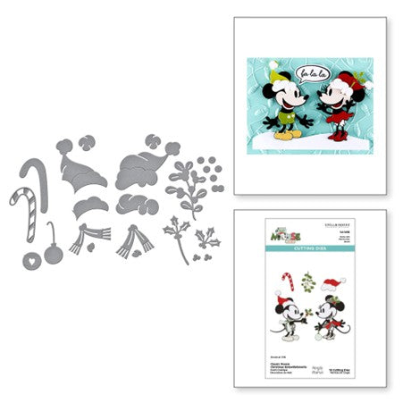 Spellbinders S4-1496 Embellishments Classic Mouse Christmas