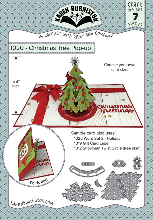 Karen Burniston - 1020 Christmas Tree Pop-Up die set