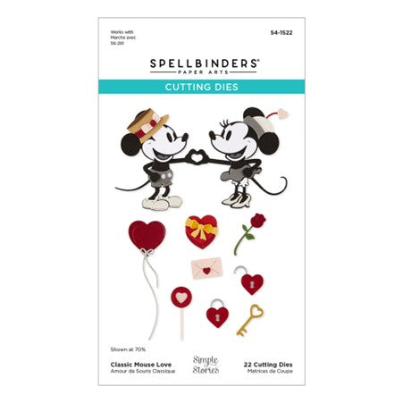 Spellbinders S4-1522 Classic Mouse Love