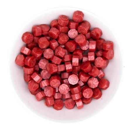 Spellbinders Wax Beads (pkg 100) - Coral