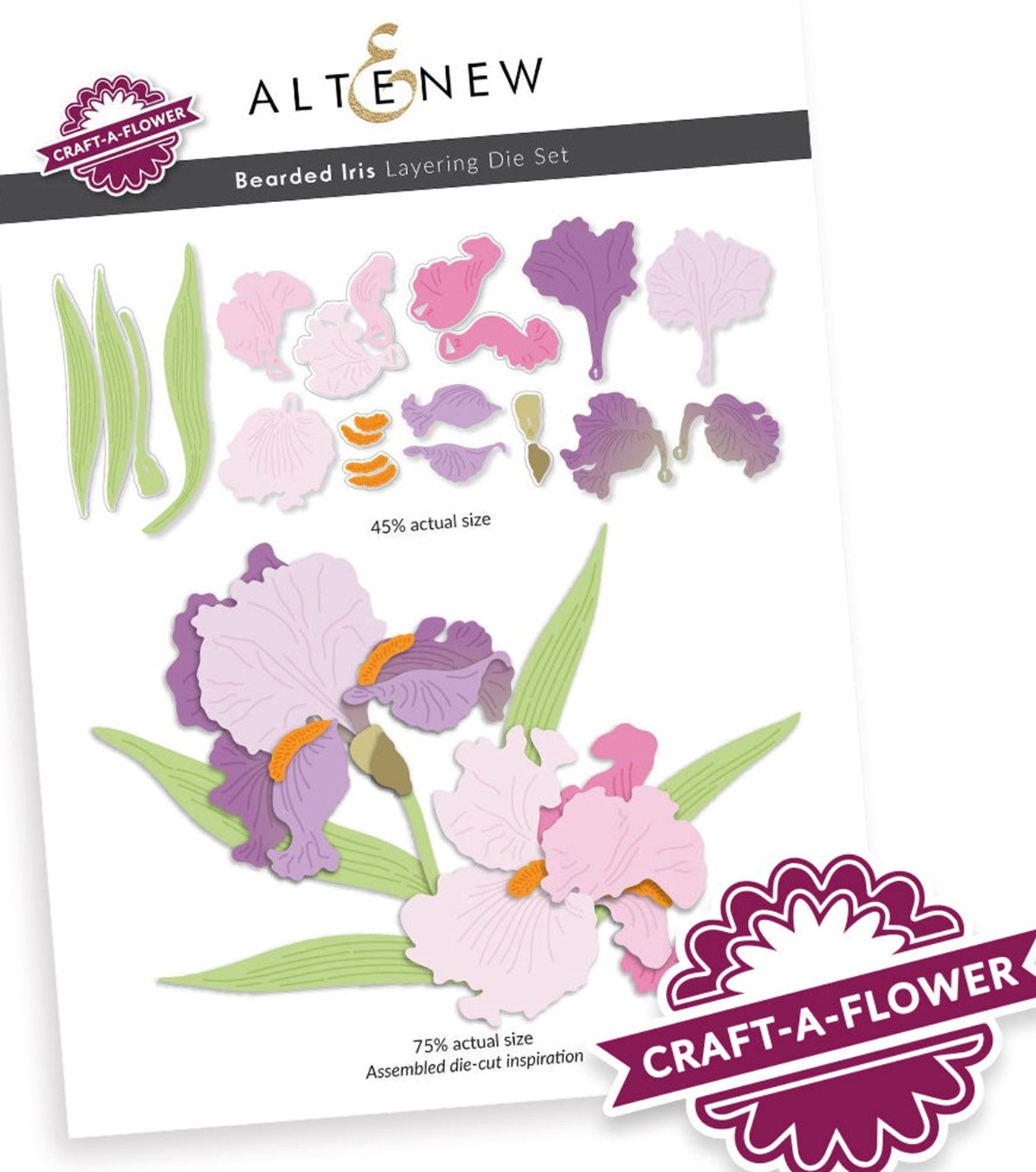 Altenew - Craft-A-Flower Bearded Iris