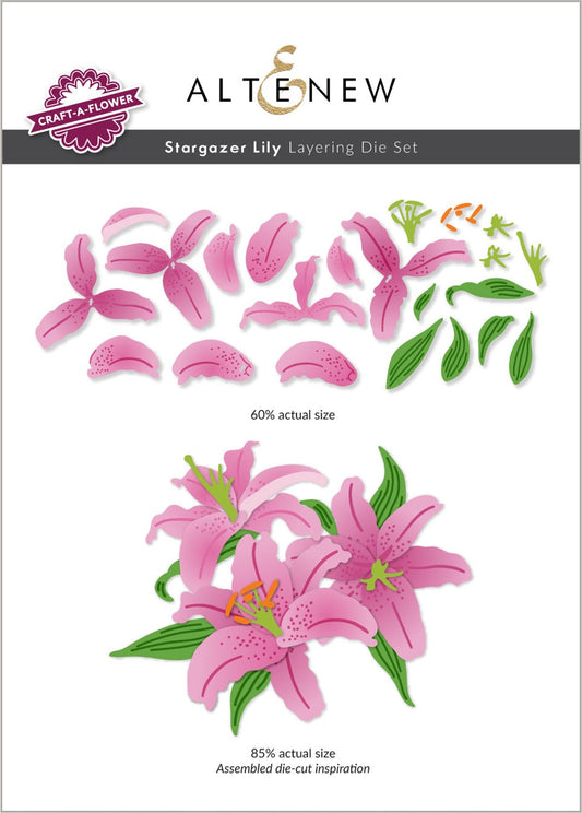 Altenew - Craft-A-Flower - Stargazer Lily Layering Die