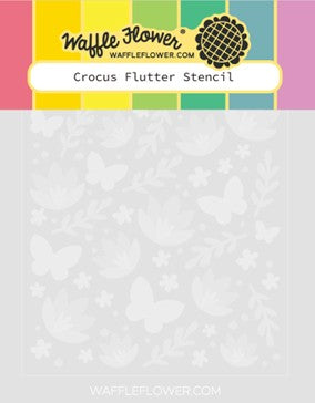 Waffle Flower - Crocus Flutter Stencil