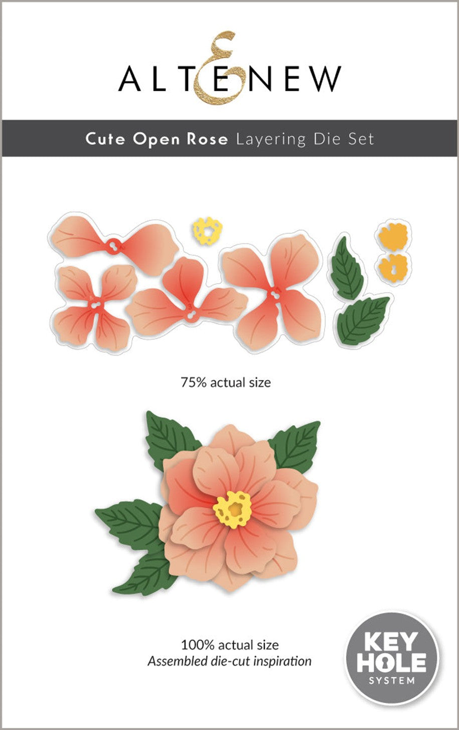 Altenew - Cute Open Rose Layering Die Set