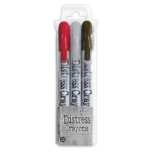 Tim Holtz Distress Crayon Set # 15 (TDBK82484)