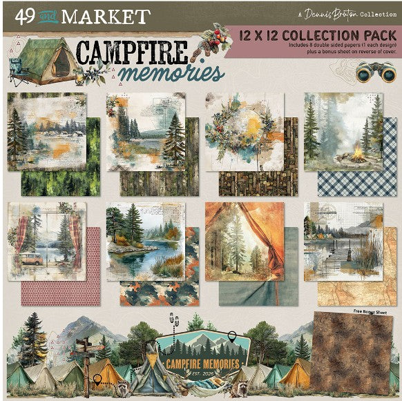 49 & Market - DCM-37272 Campfire Memories 12x12 Collection Pack
