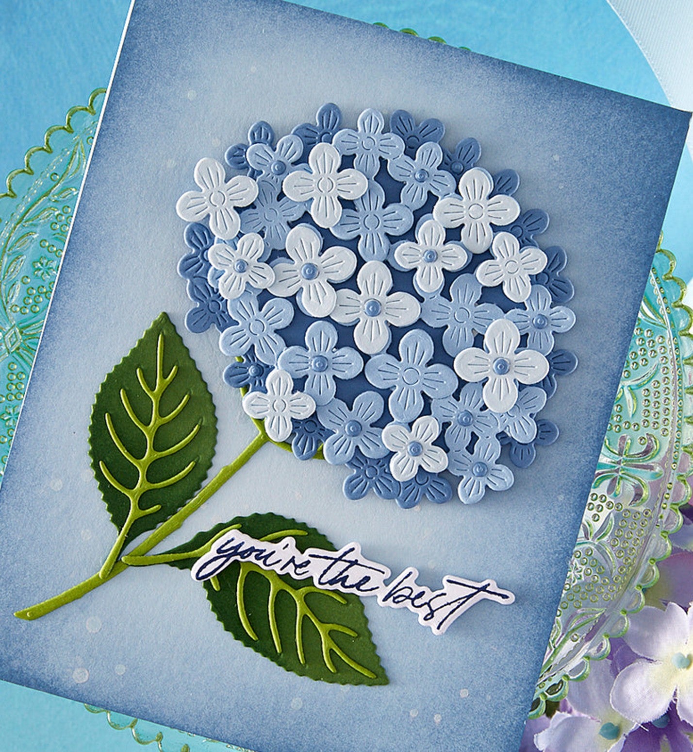Hero Arts - DF251 Layered Hydrangeas die set - sold out