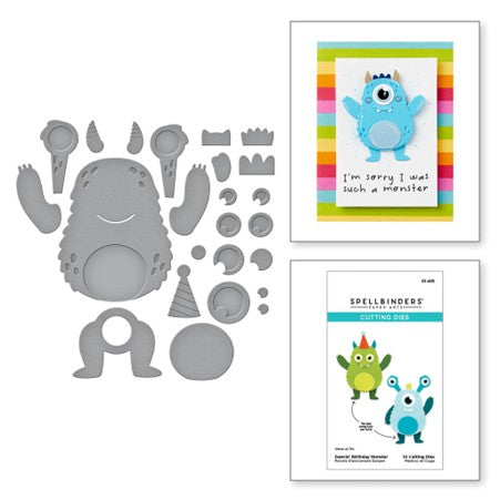 Spellbinders S3-495 Dancin Birthday Monster