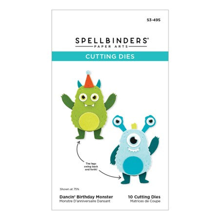 Spellbinders S3-495 Dancin Birthday Monster