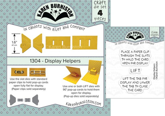 Karen Burniston Die Set - 1304 Display Helpers