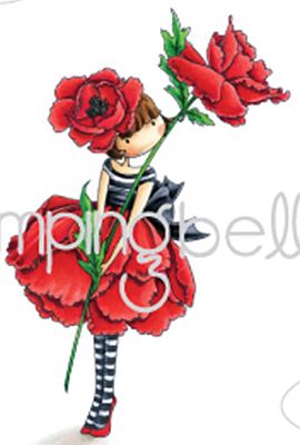 Stamping Bella - EB450 Garden Girl Poppy