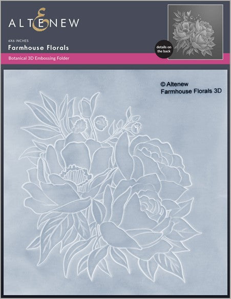 Altenew - Farmhouse Florals Embossing Folder