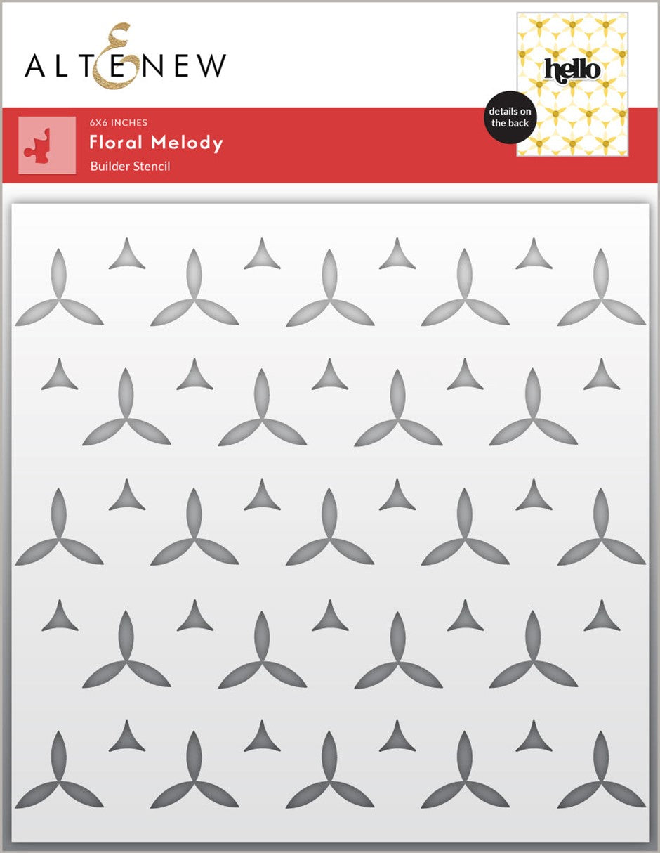 Altenew - Floral Melody Builder Stencil Set