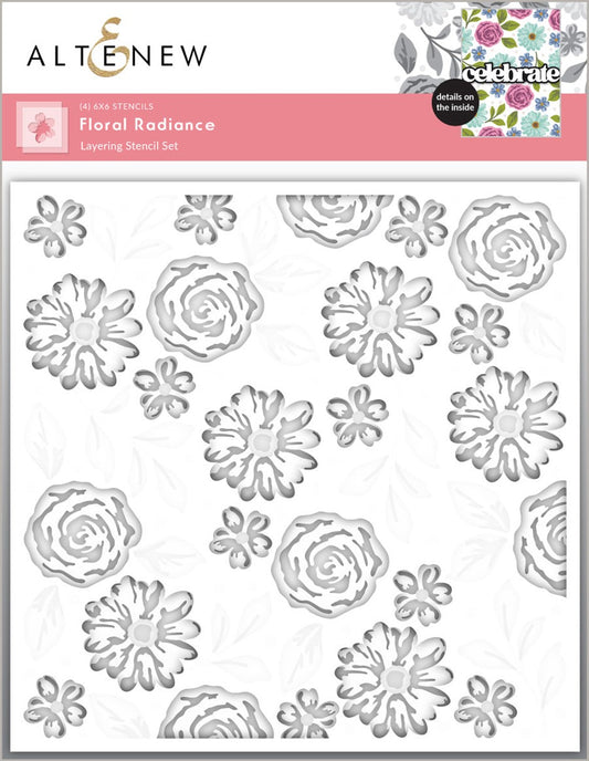 Altenew - Floral Radiance Layering Stencil Set 4