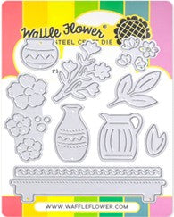 Waffle Flower Designs - Floral Shelf die***