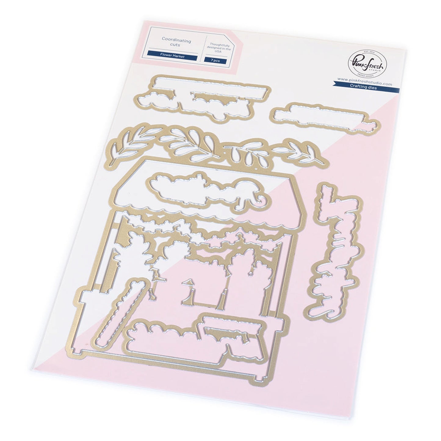 PinkFresh Studios - Flower Market (stamp, die and stencil set)