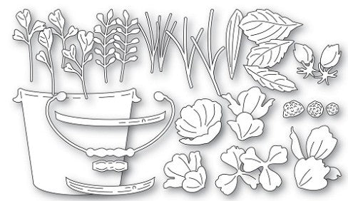Memory Box Die - 94889 Garden Pail Bouquet*