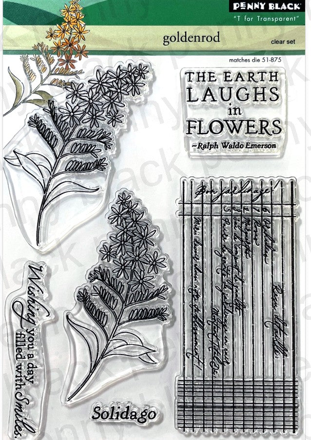 Penny Black - Goldenrod (Stamp and Die set) 31-113/51-875