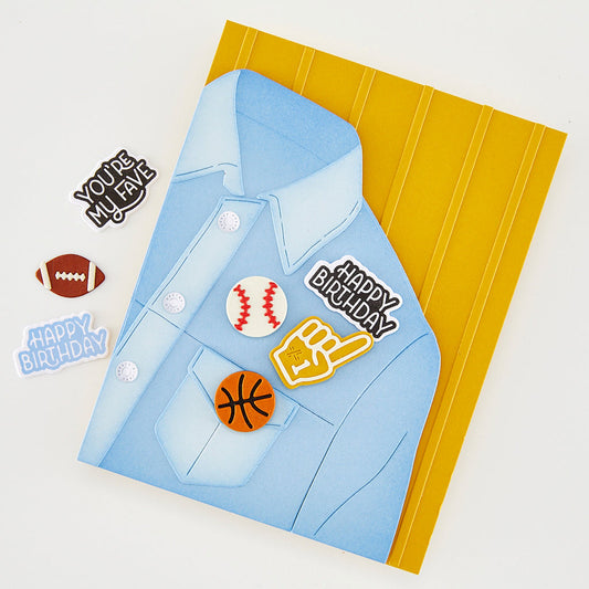 Hero Arts/Spellbinders - Totally Awesome (stamp and die set)