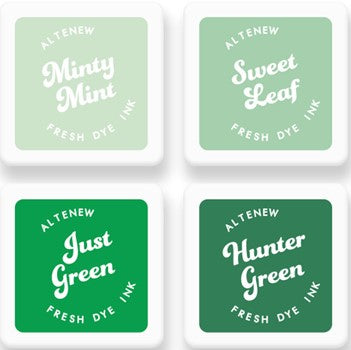 Altenew - Green Meadows Fresh Die Mini Cube Ink Pad Set