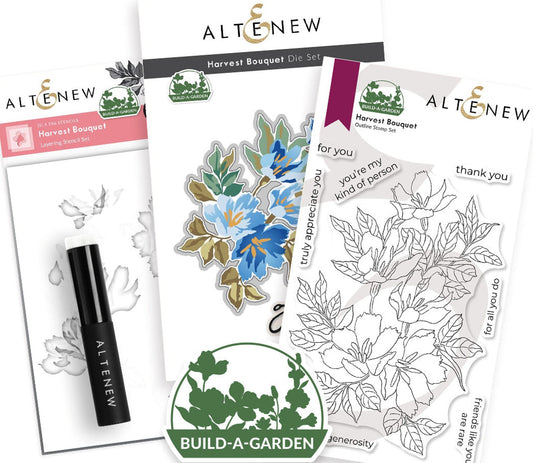 Altenew - Harvest Bouquet (stamp, die and stencil set)…