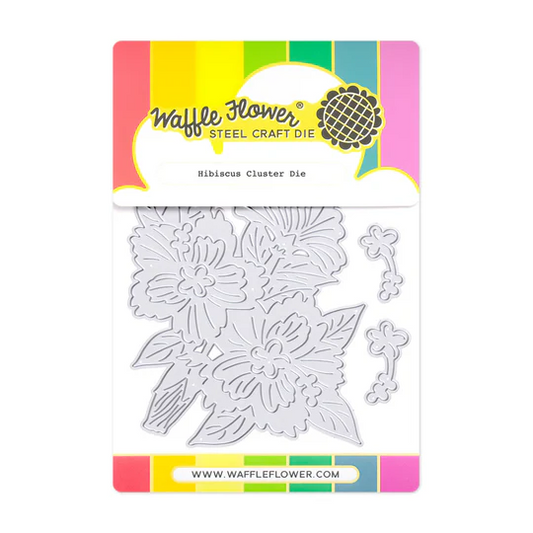 Waffle Flower - Hibiscus Cluster Die