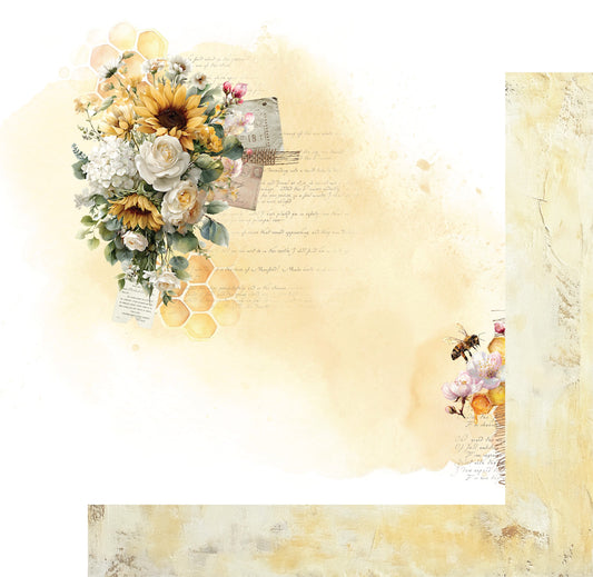 Uniquely Creative - Sweet As Honey Honeycomb Paper