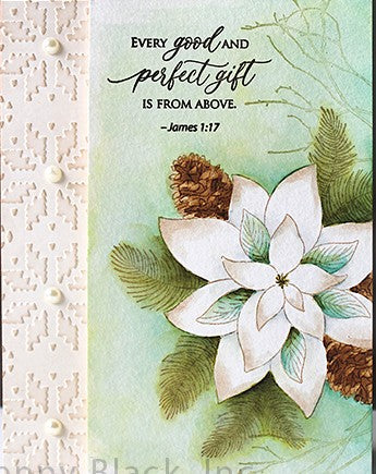 Penny Black - 31-245 / 52-046 Poinsettia Wishes (stamp and die set)-