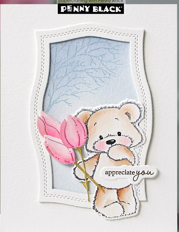 Penny Black - 52-006 Tulip Quartet die set