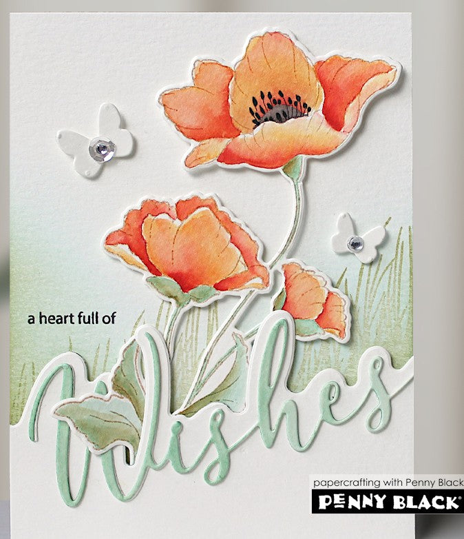 Penny Black - 51-961 Wishes Edger die -