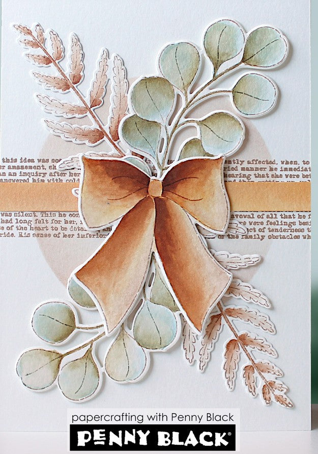 Penny Black - 31-248 / 52-049 Festive Frond (stamp and die set)-