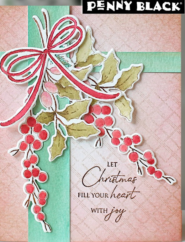 Penny Black - 31-244 / 52-045 Joyful Bow (stamp and die set)-