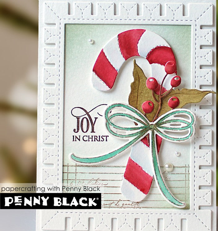 Penny Black - 31-244 / 52-045 Joyful Bow (stamp and die set)-