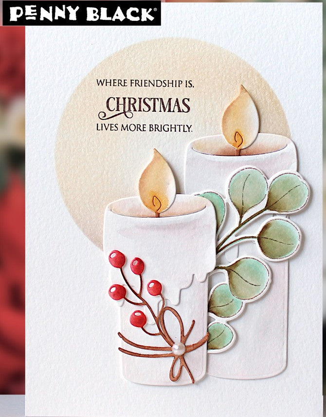 Penny Black - 52-037 Candle Vigil die set -