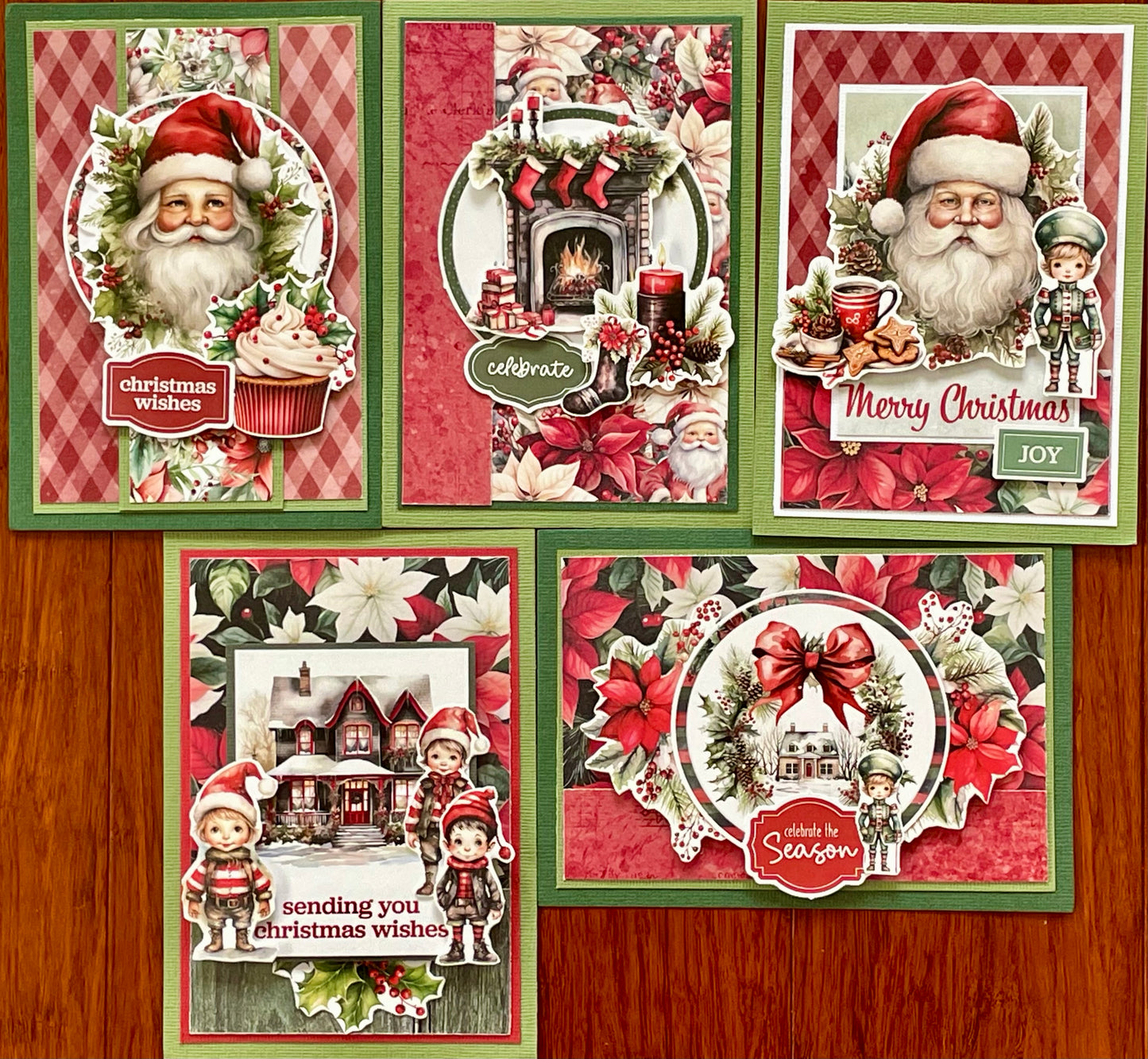 MC&S Card Kit - Paper Rose Studios - Christmas Time Kit 1