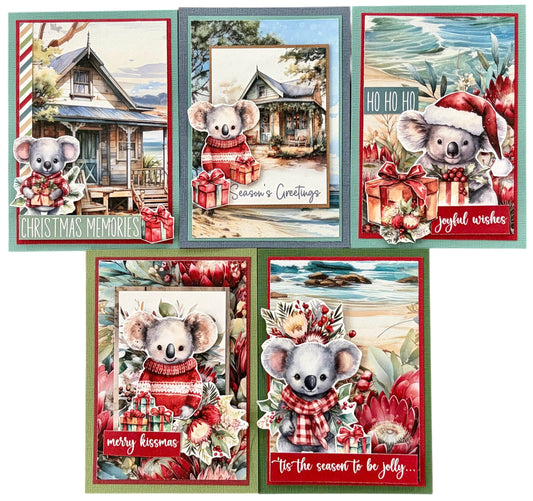MC&S Card Kit - Paper Rose Studios - Christmas Time - Koalas Kit 1 - 1 only