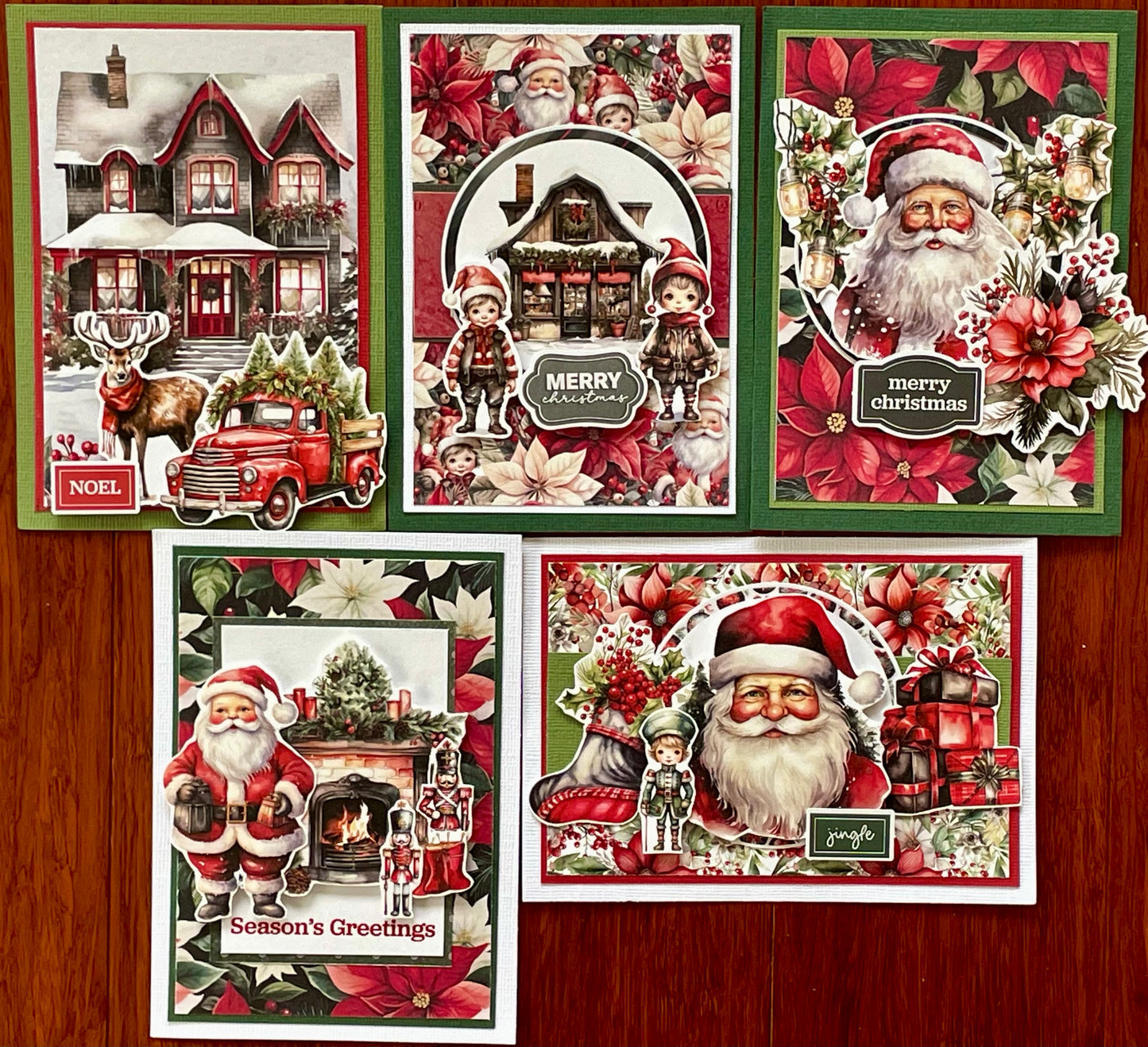 MC&S Card Kit - Paper Rose Studios - Christmas Time Kit 2